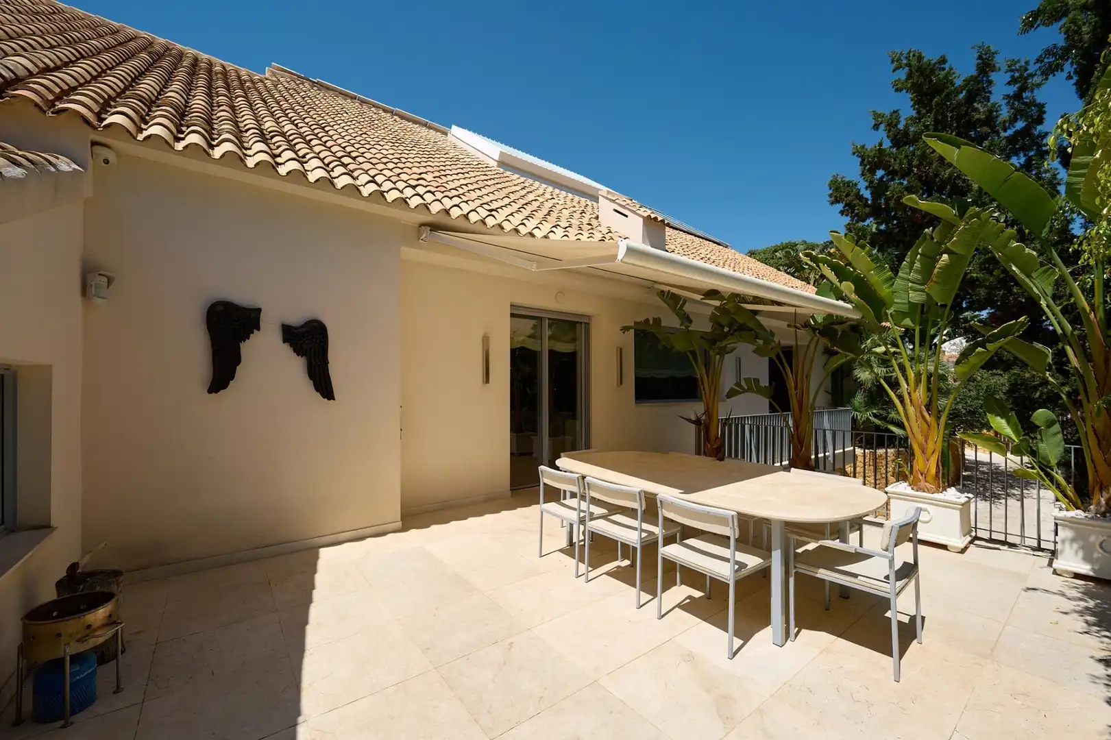 Terrassa de Casa o xalet en venda en Alicante / Alacant amb Aire condicionat, Calefacció i Jardí privat