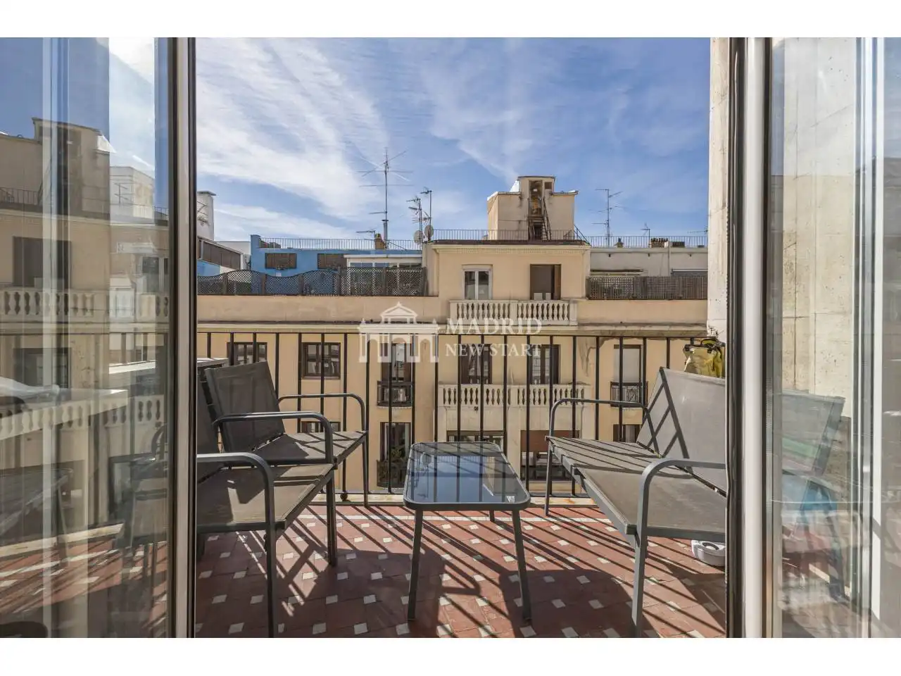 Terrasse von Wohnung zum Verkauf in Madrid mit Klimaanlage und Heizung