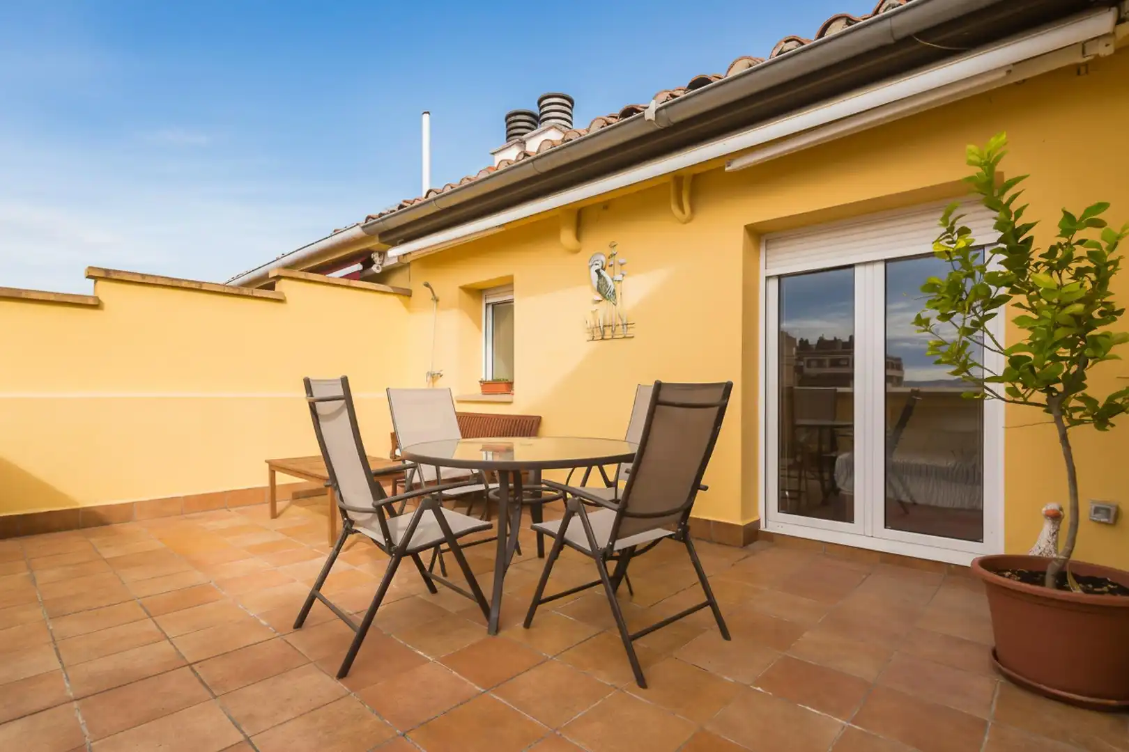 Terrace of Attic for sale in  Pamplona / Iruña  with Air Conditioner, Heating and Parquet flooring