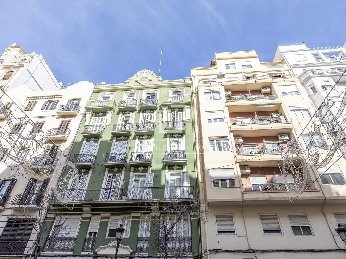 Vista exterior de Ático de alquiler en Valencia con Aire acondicionado, Parquet y Terraza
