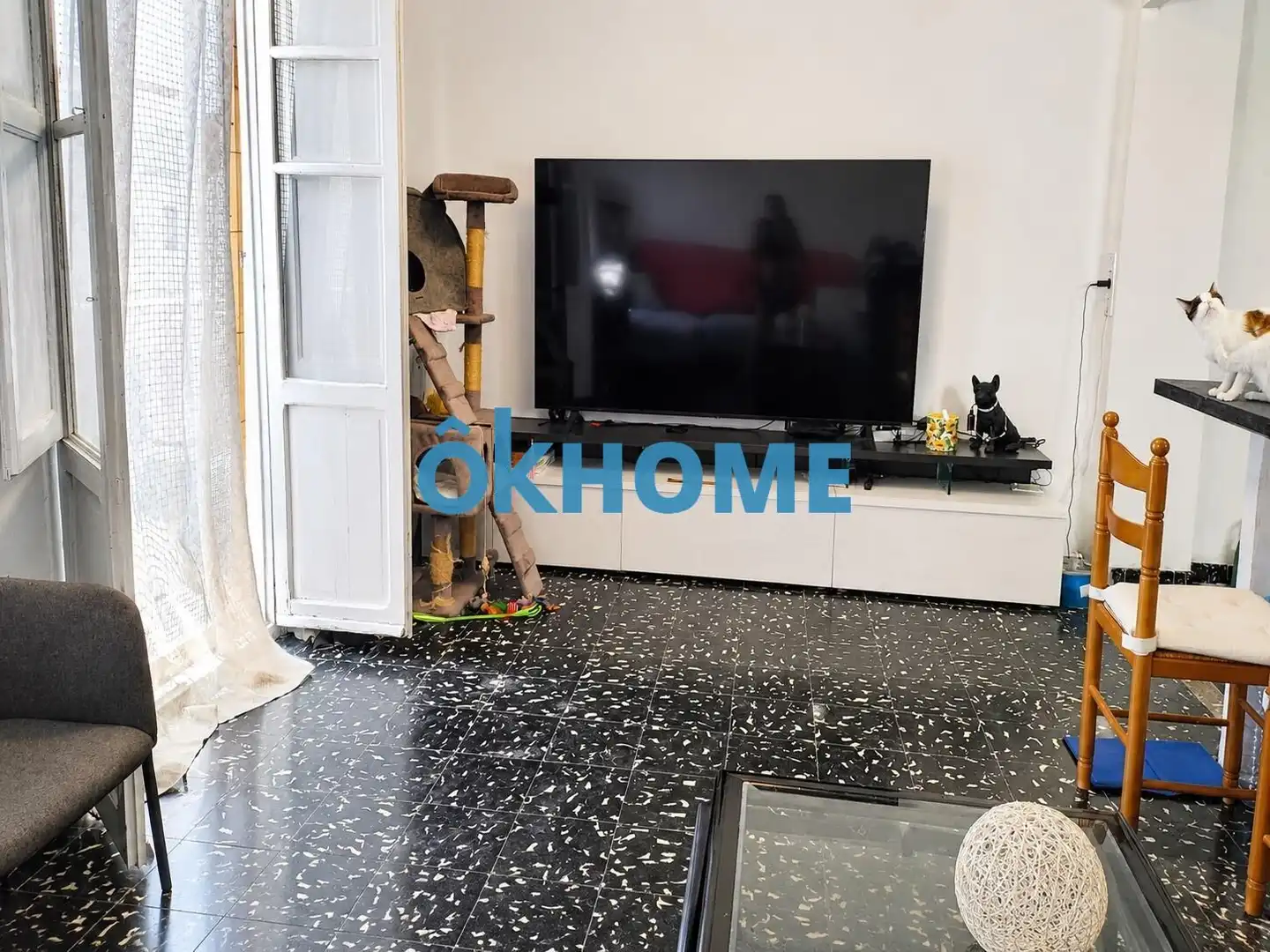 Sala d'estar de Pis en venda en Aldaia amb Aire condicionat i Balcó