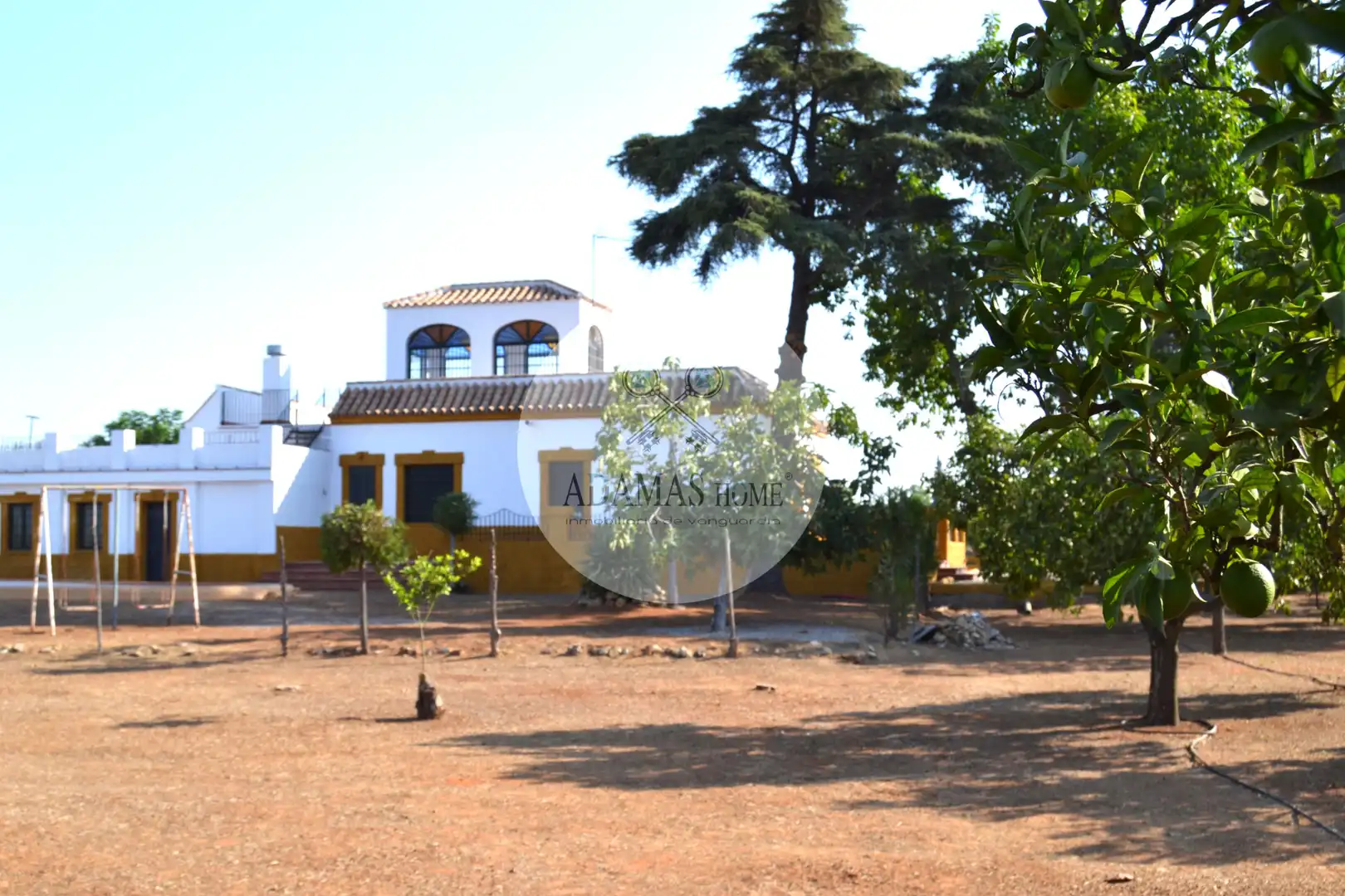 Jardí de Casa o xalet en venda en Sanlúcar la Mayor amb Jardí privat, Terrassa i Piscina