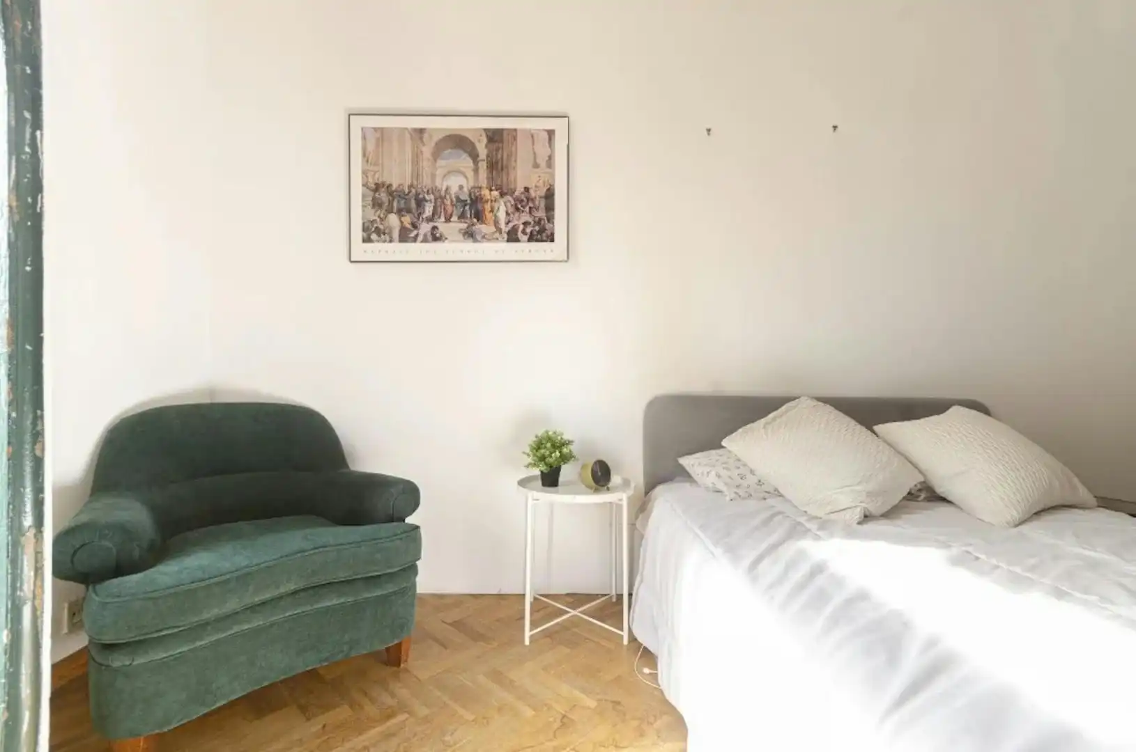 Habitación de Piso para compartir en  Barcelona Capital con Calefacción, Amueblado y Lavadora
