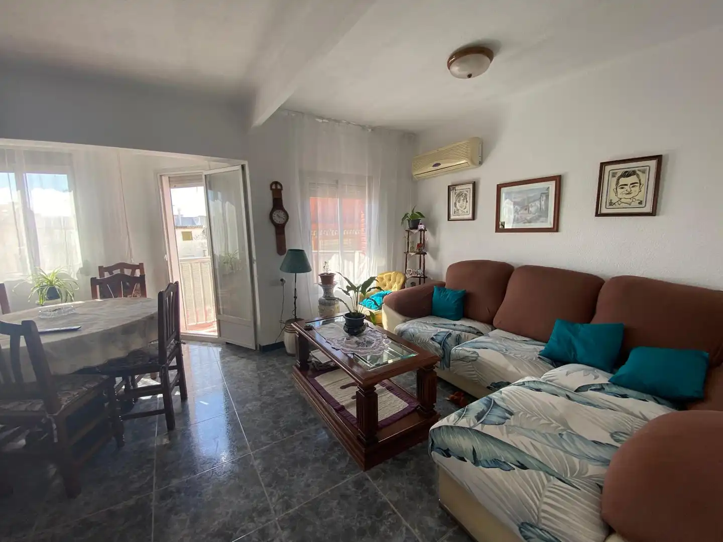 Sala de estar de Piso en venta en Gandia con Aire acondicionado, Amueblado y Horno