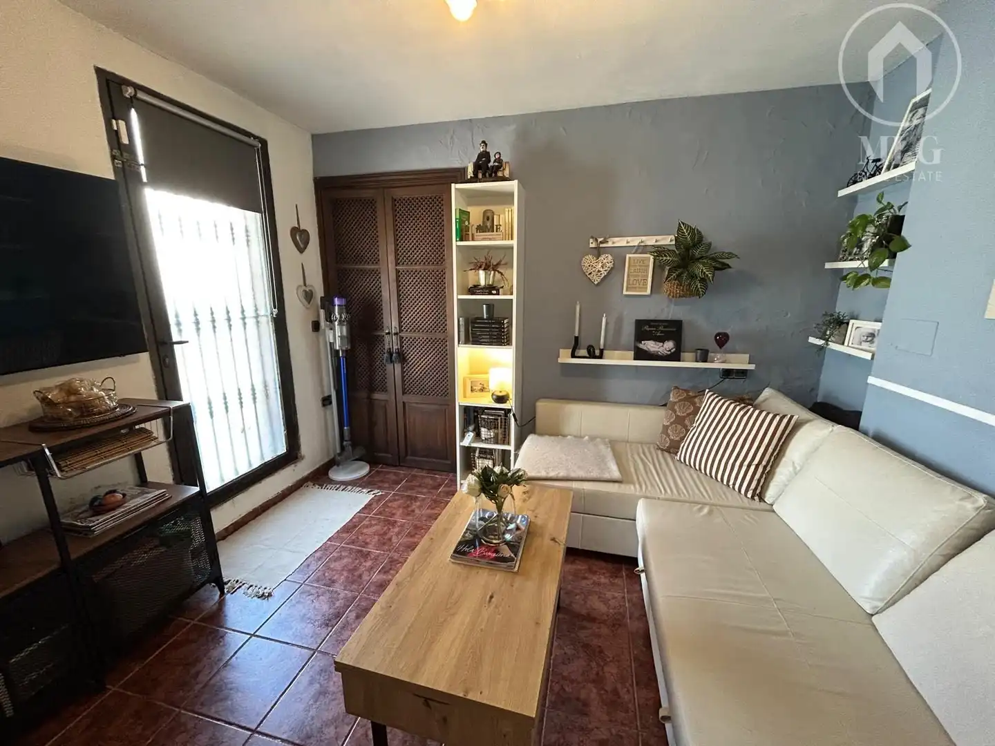 Sala de estar de Casa o chalet en venta en Málaga con Aire acondicionado, Terraza y Trastero