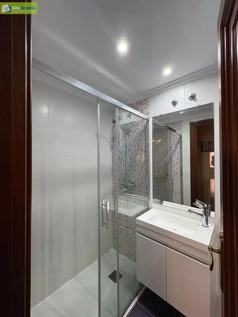 Bathroom of Flat for rent in Aranda de Duero  with Heating, Parquet flooring and Terrace