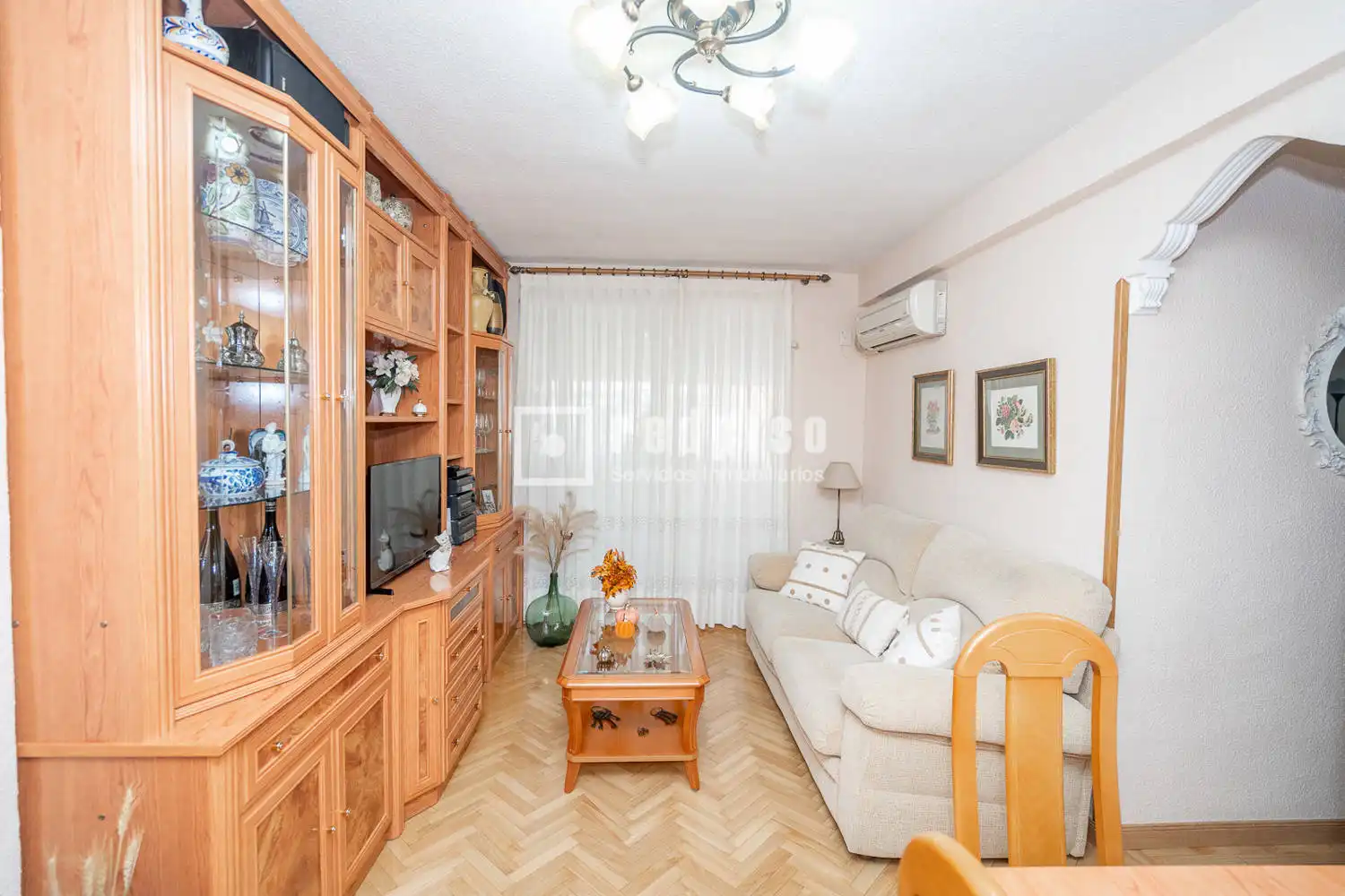 Wohnzimmer von Wohnung zum Verkauf in Móstoles mit Klimaanlage, Heizung und Privatgarten