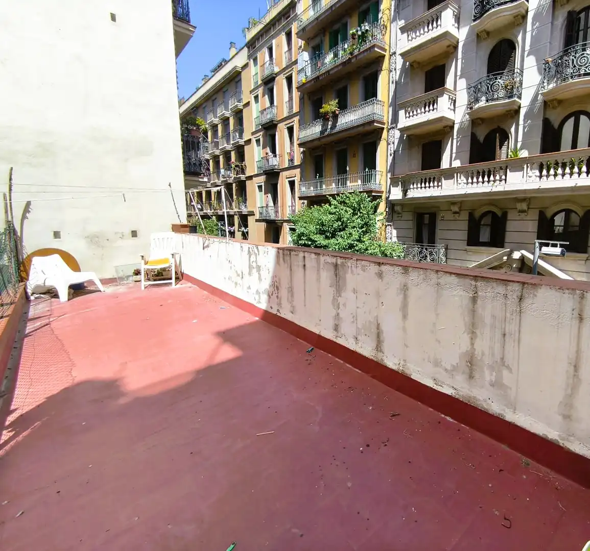 Terrace of Flat for sale in Barcelona  with Parquet flooring, Terrace and Balcony