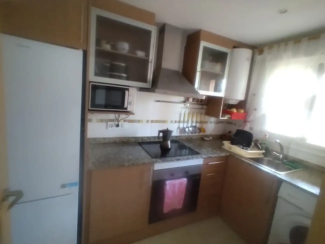 Cuina de Apartament de lloguer en Cabanes amb Aire condicionat, Calefacció i Terrassa