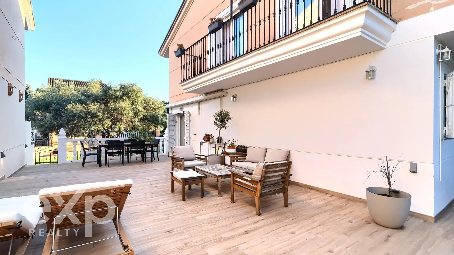 Terraza de Casa o chalet en venta en Godella con Aire acondicionado, Calefacción y Jardín privado