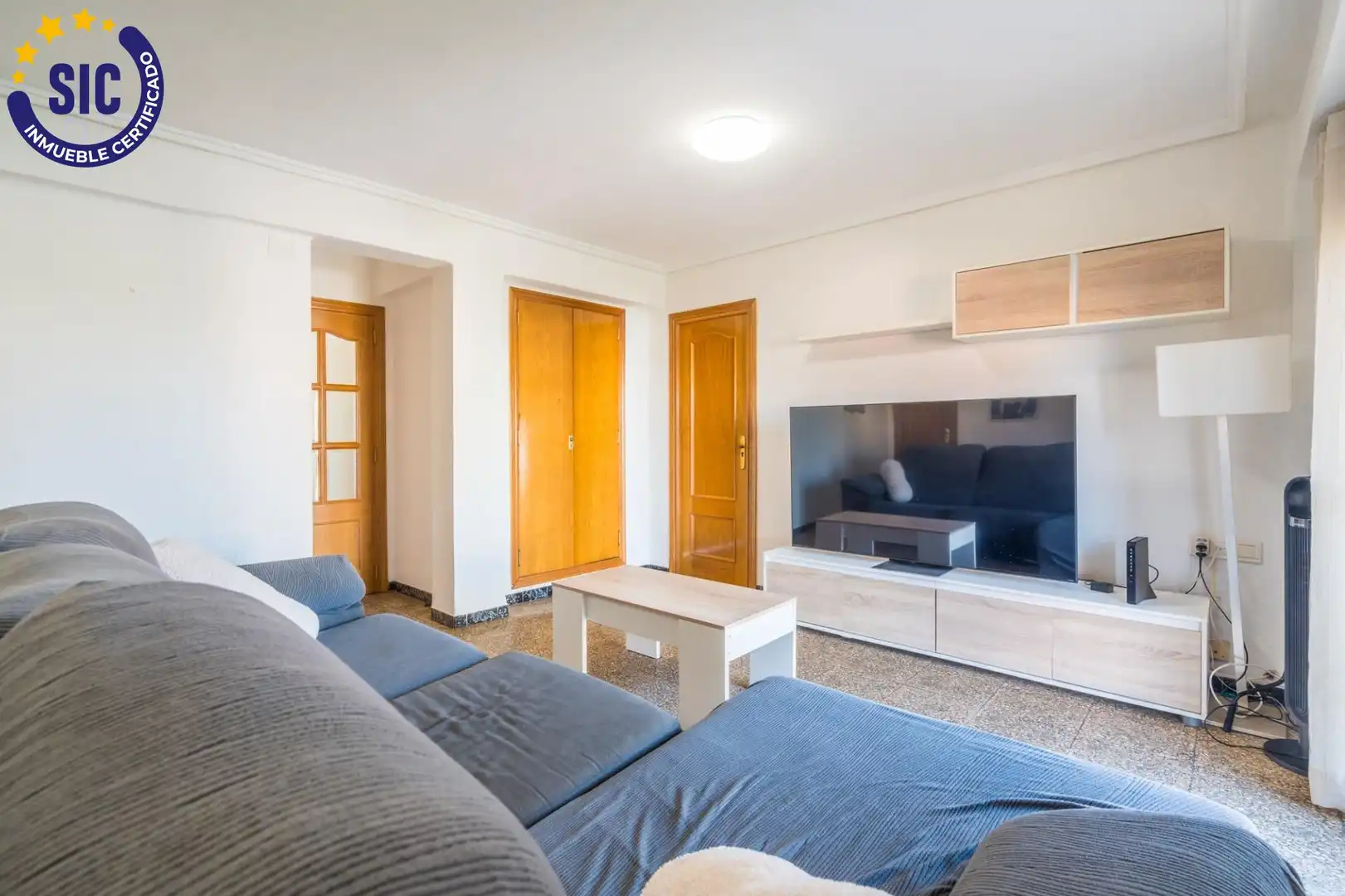 Sala de estar de Piso en venta en Valencia con Aire acondicionado y Balcón