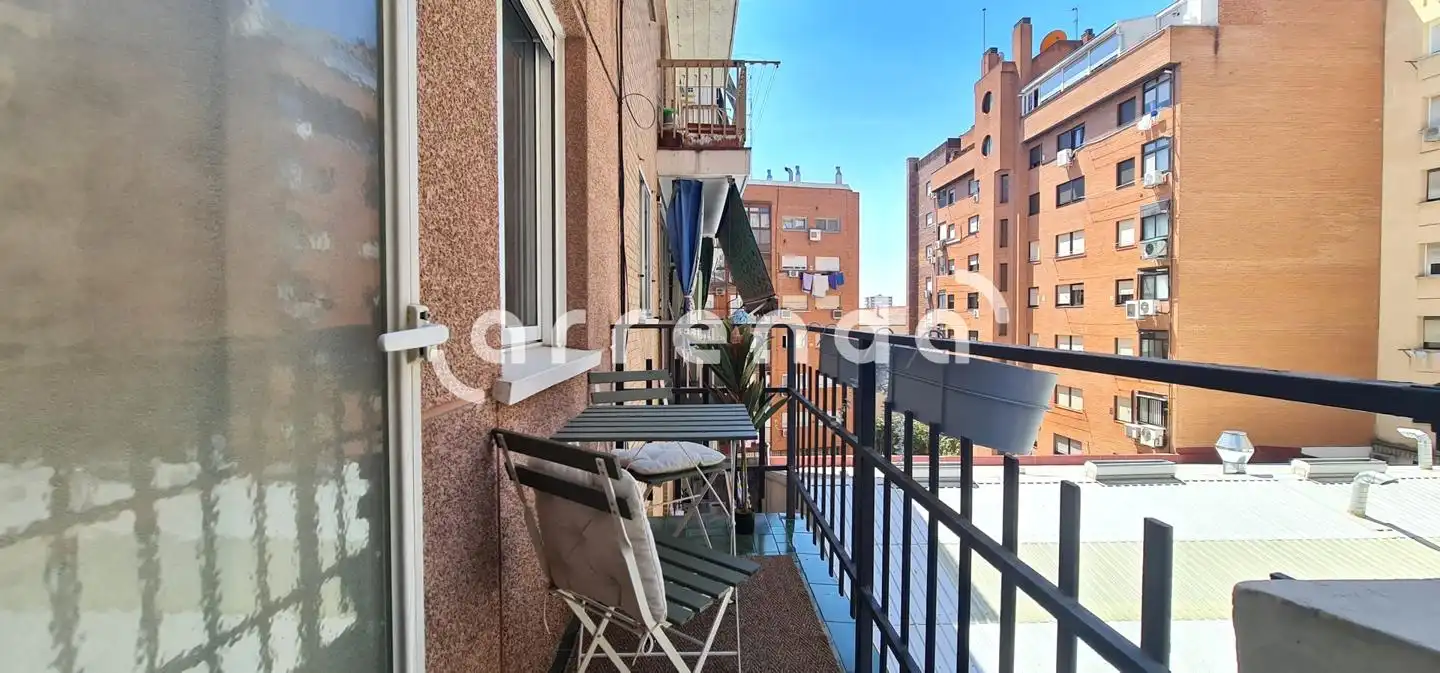 Balcony of Flat for rent in Arganzuela