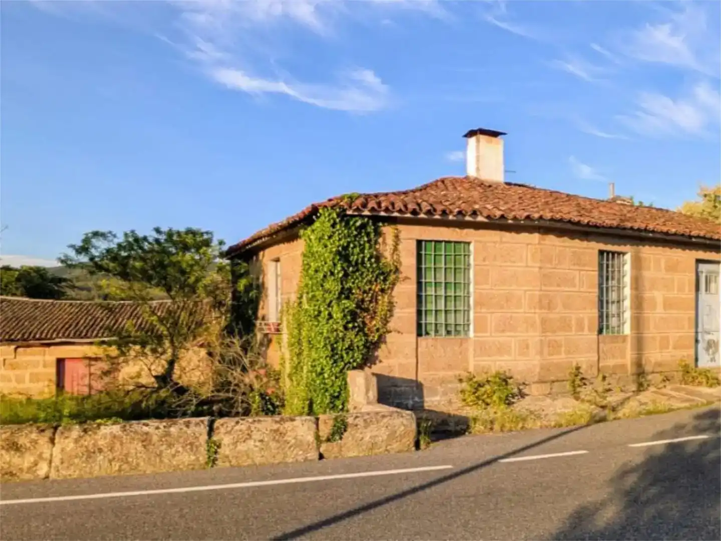 Exterior view of Flat for sale in Monterrei  with Private garden and Balcony