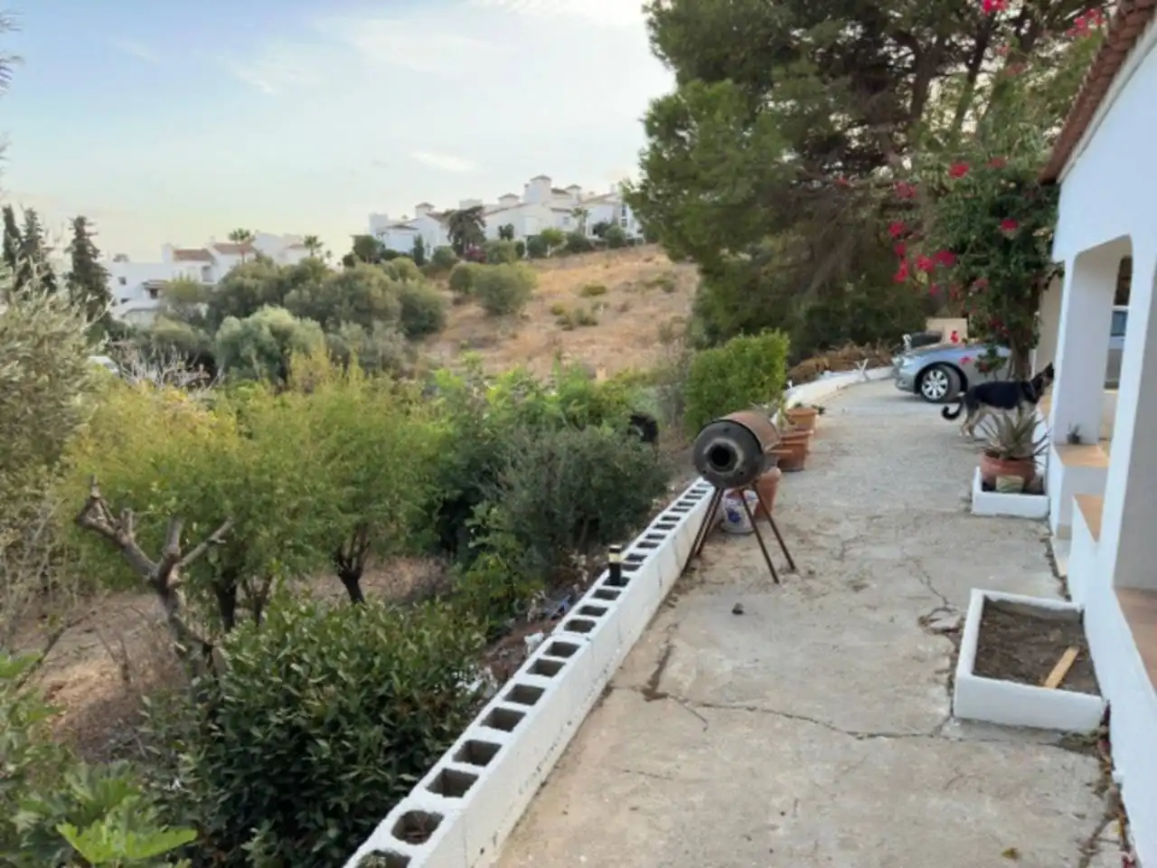 Außenansicht von Country house zum Verkauf in Estepona mit Heizung, Privatgarten und Terrasse