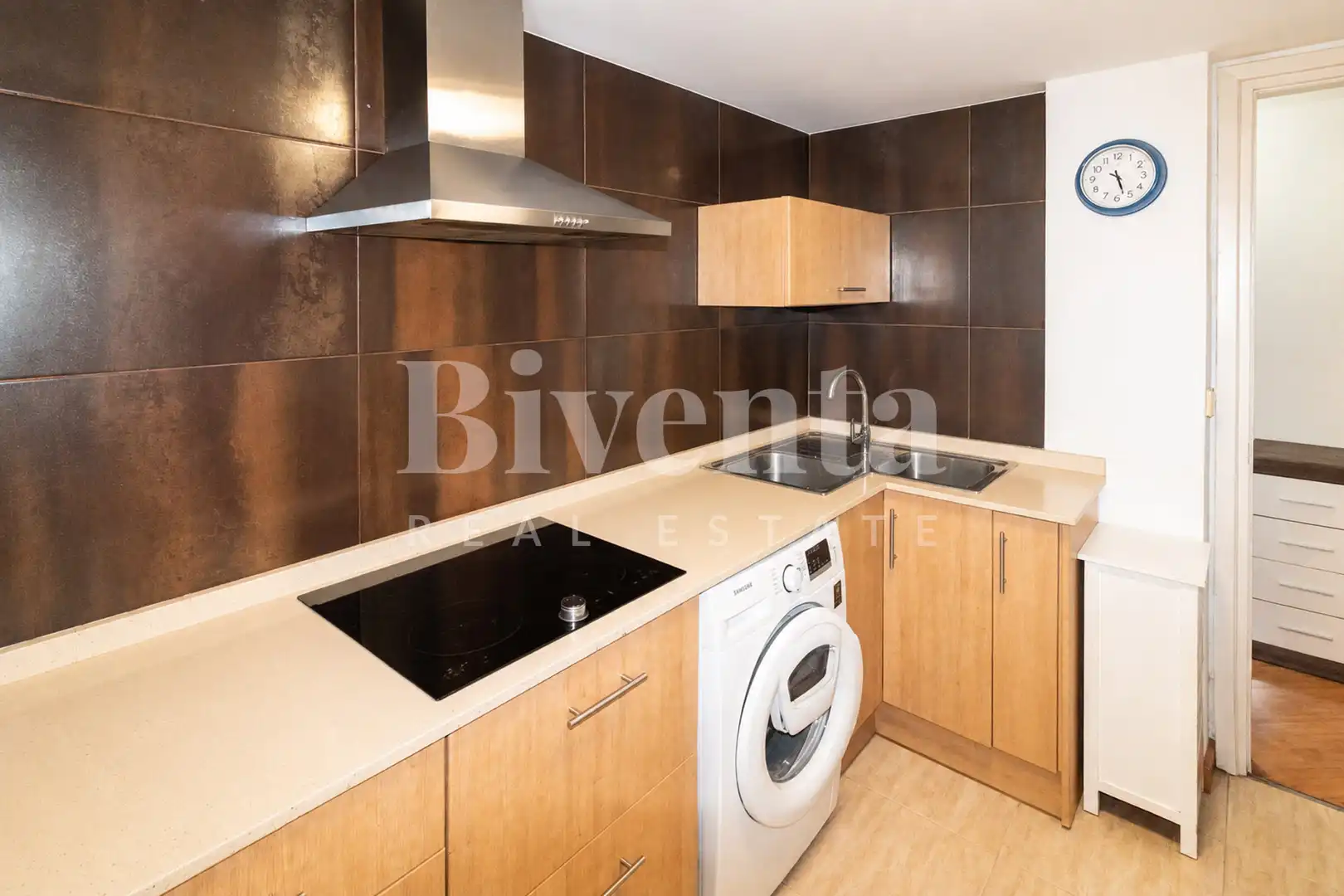 Kitchen of Flat for sale in Igualada  with Heating, Parquet flooring and Balcony