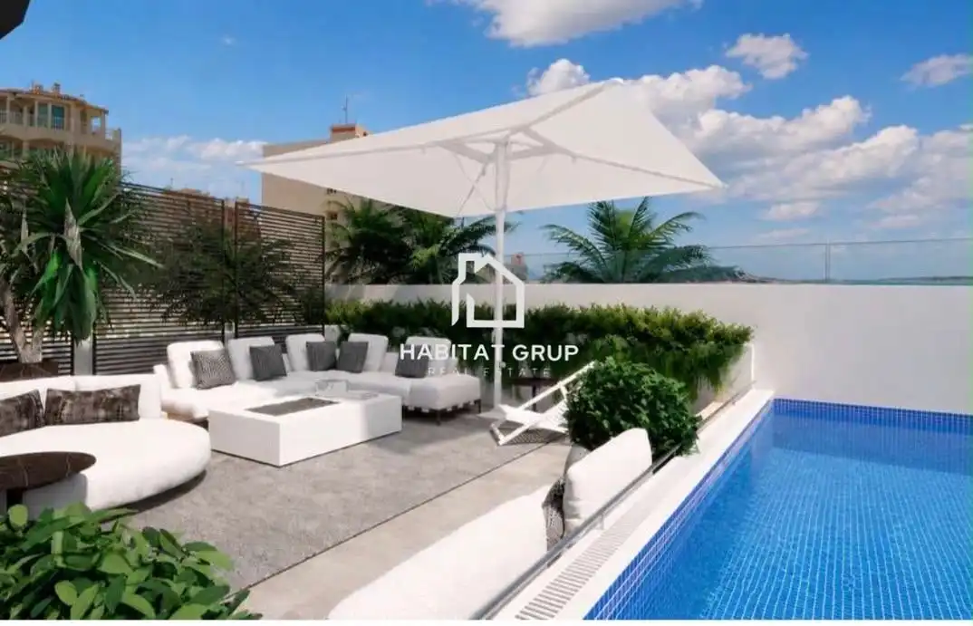 Terraza de Piso en venta en Sant Antoni de Portmany con Calefacción, Jardín privado y Terraza