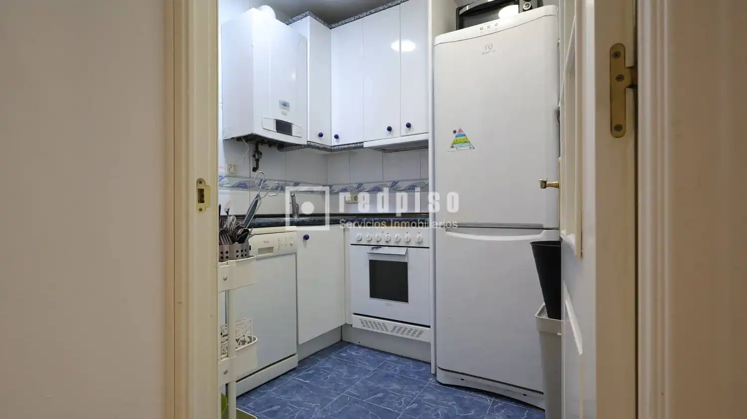 Kitchen of Flat for rent in Madrid  with Air Conditioner, Heating and Furnished