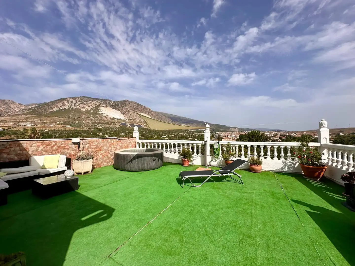 Terrassa de Casa o xalet en venda en Dúrcal amb Aire condicionat, Parquet i Terrassa