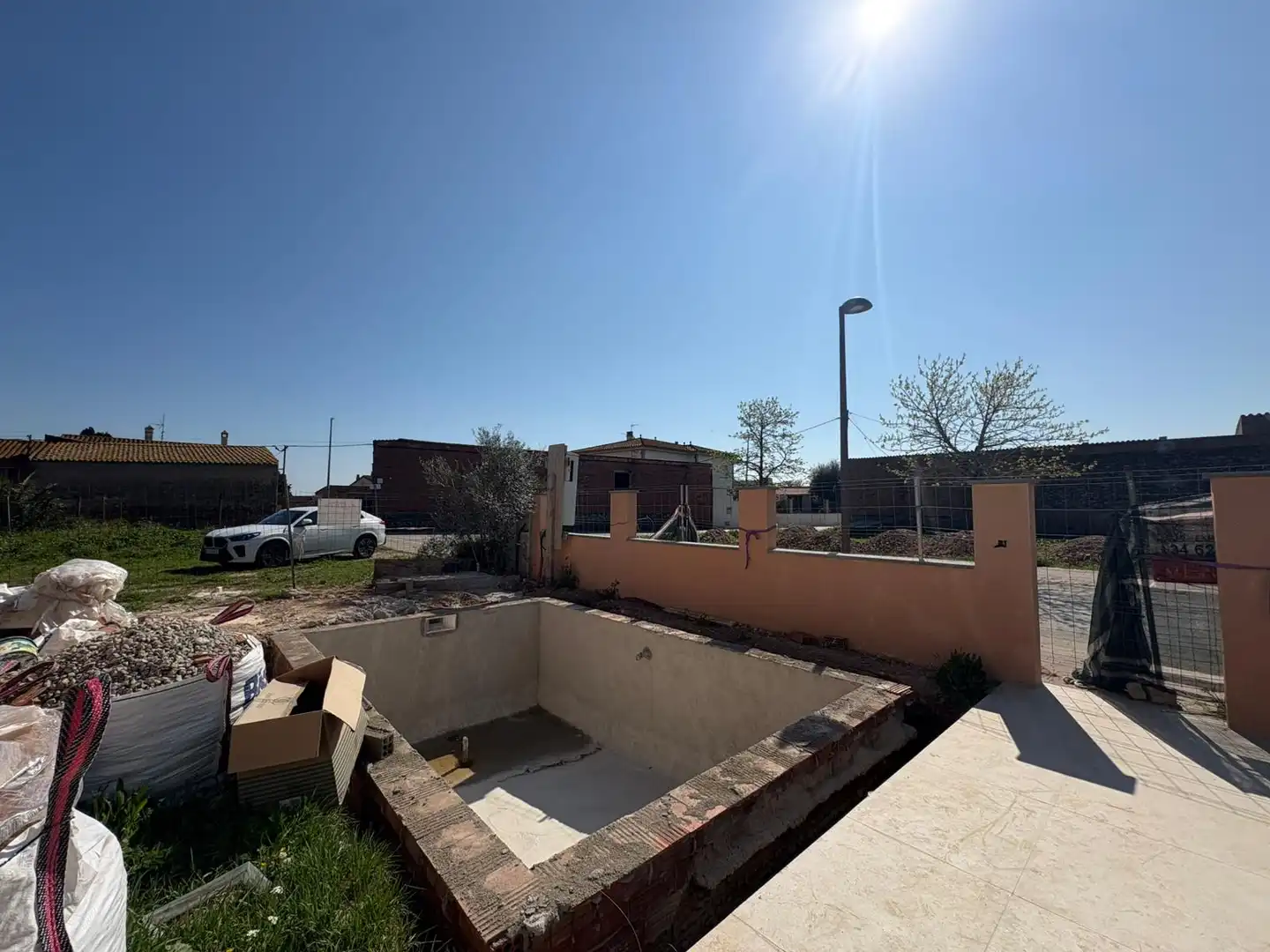 Swimming pool of Houses for sale in Vilamacolum  with Air Conditioner, Heating and Private garden