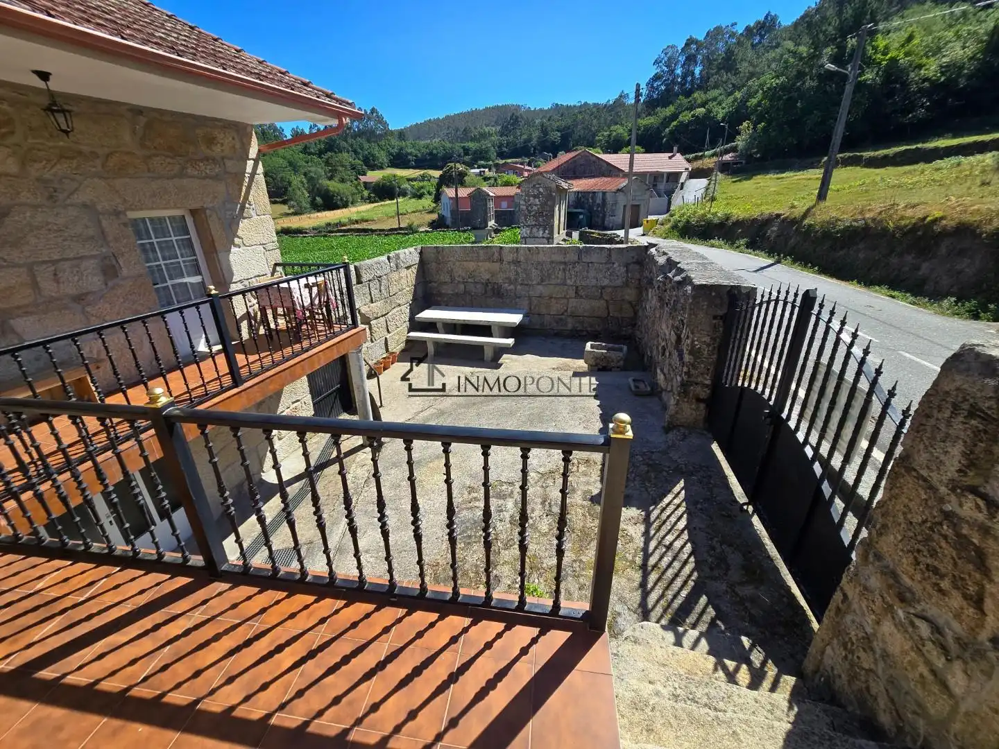 Terraza de Casa o chalet en venta en Campo Lameiro con Jardín privado, Terraza y Balcón