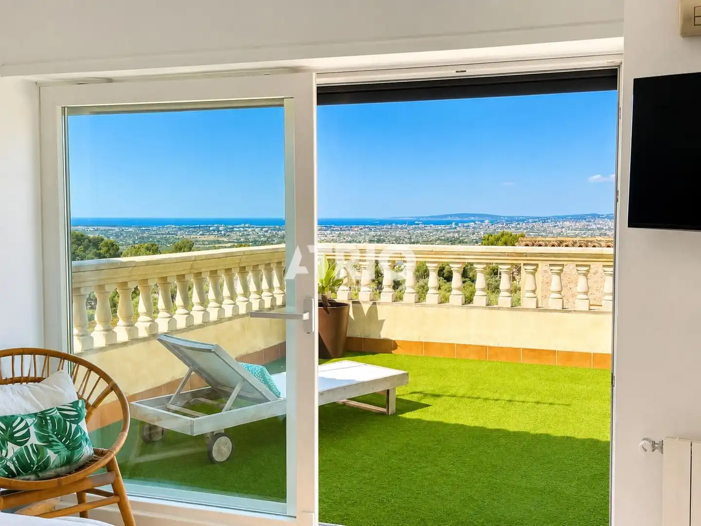 Terraza de Casa adosada en venta en Marratxí con Aire acondicionado, Calefacción y Jardín privado