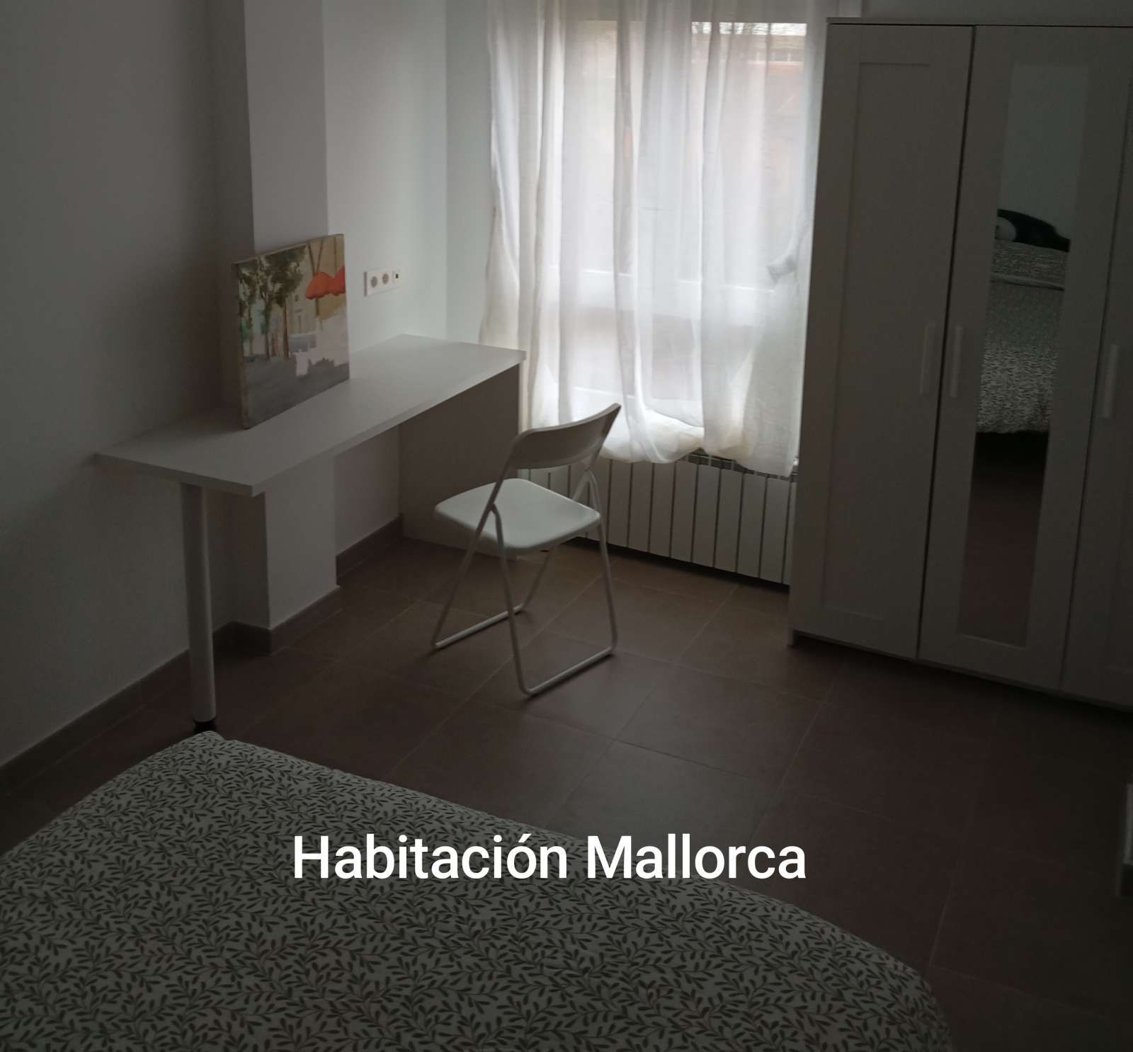 Schlafzimmer von Wohnung zur untervermieten in Valladolid Capital mit Klimaanlage, Terrasse und Möbliert
