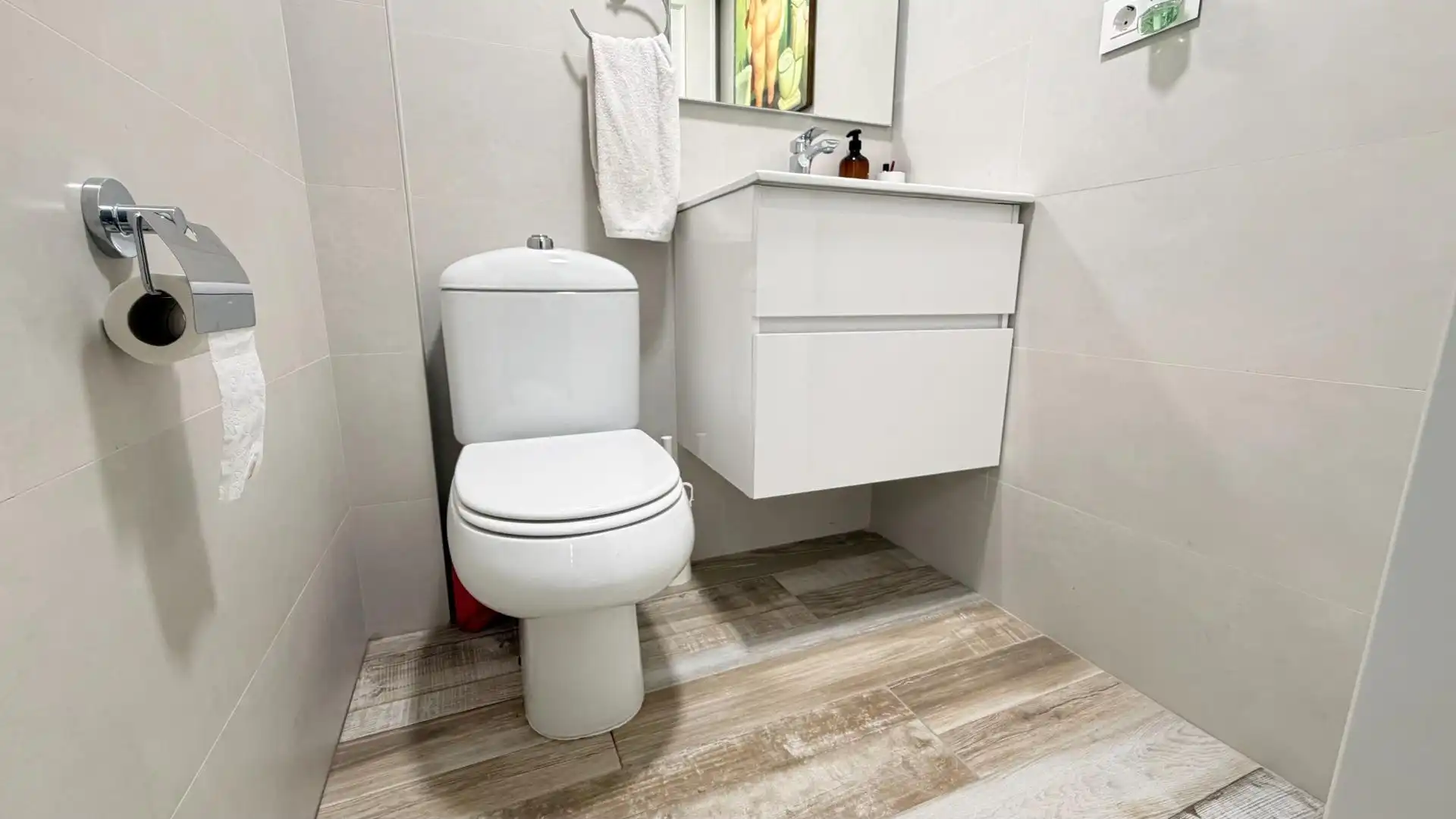 Bany de Casa o xalet en venda en Santa Pola amb Jardí privat, Terrassa i Traster