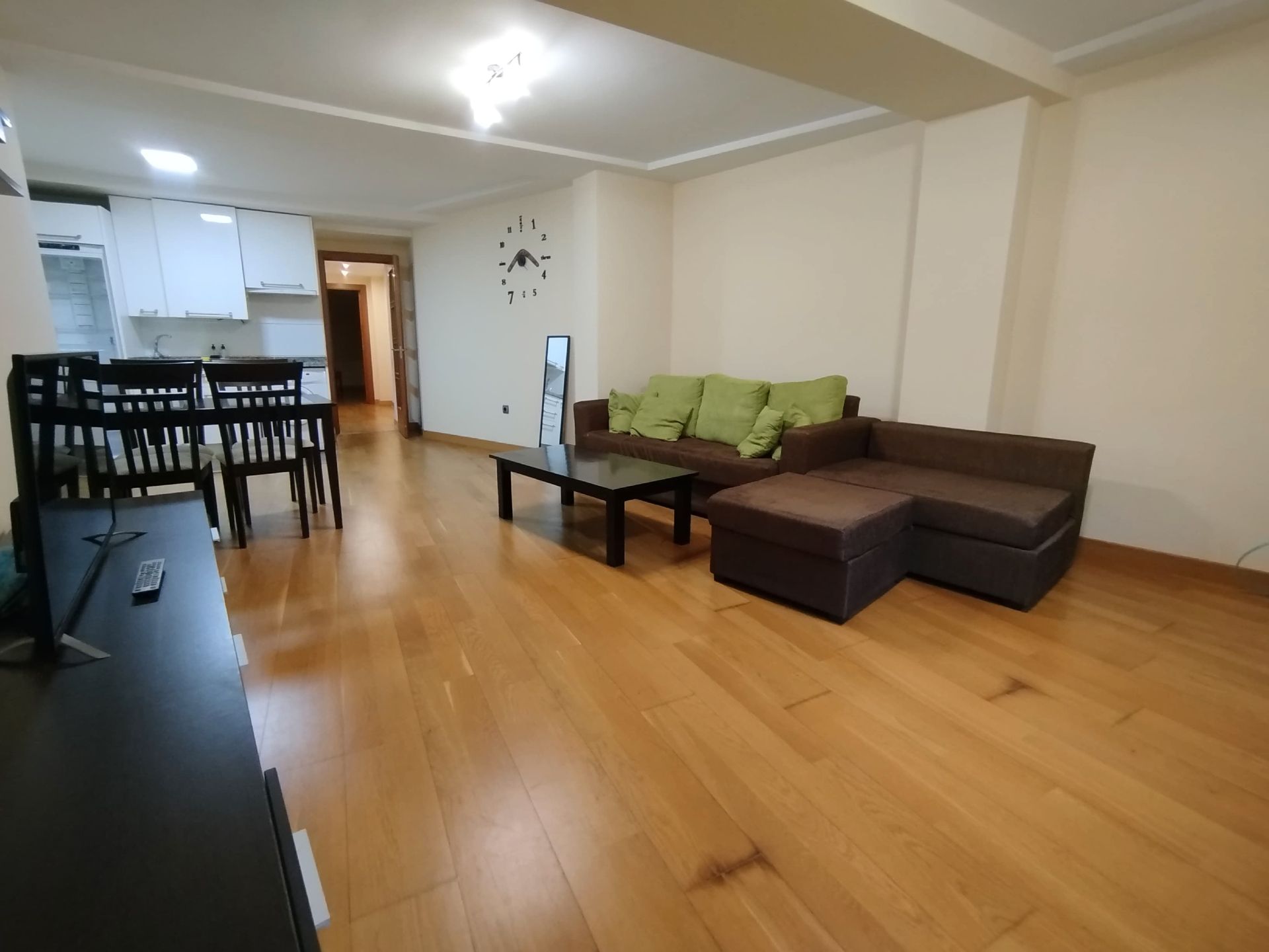 Living room of Apartment to rent in Salamanca Capital  with Heating, Parquet flooring and Furnished