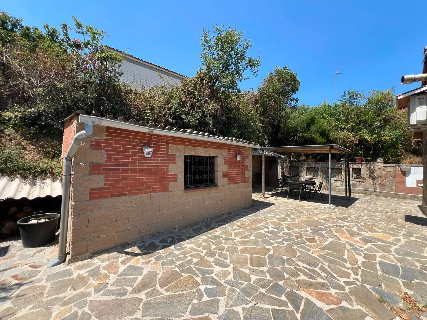 Vista exterior de Casa o chalet en venta en Fogars de la Selva con Aire acondicionado, Jardín privado y Terraza