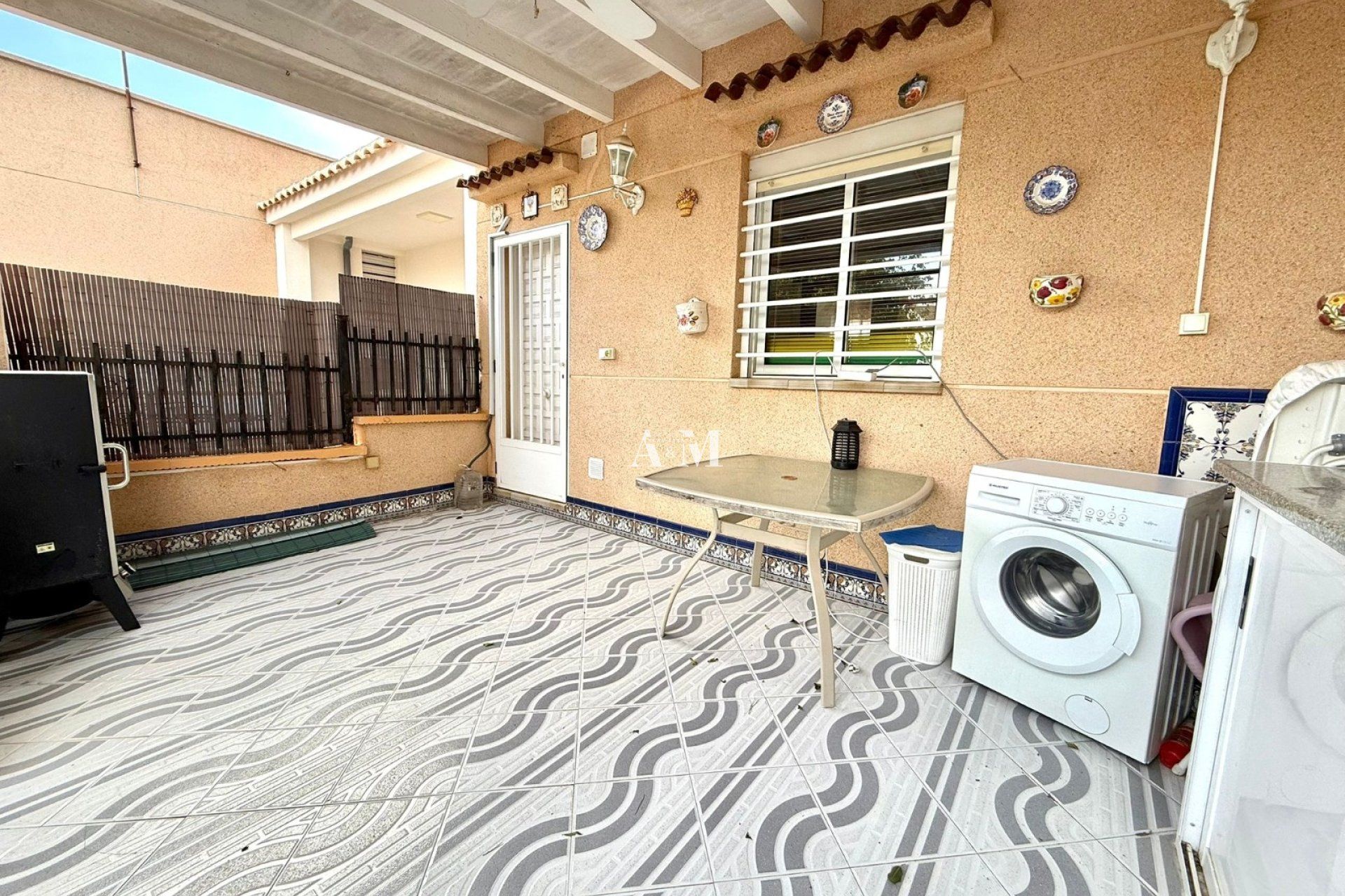 Jardí de Casa adosada de lloguer en Santa Pola amb Aire condicionat, Calefacció i Jardí privat