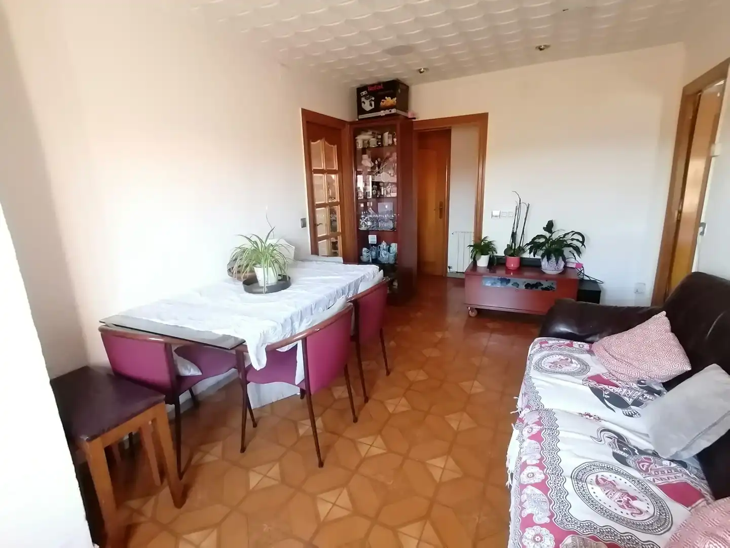 Sala de estar de Piso en venta en Sabadell con Calefacción, Trastero y Amueblado