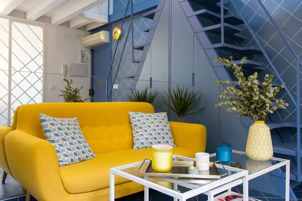 Terraza de Piso de alquiler en Madrid con Aire acondicionado y Amueblado