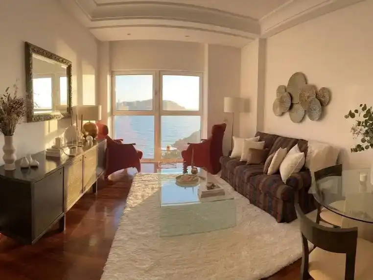 Sala d'estar de Àtic en venda en A Coruña Capital 