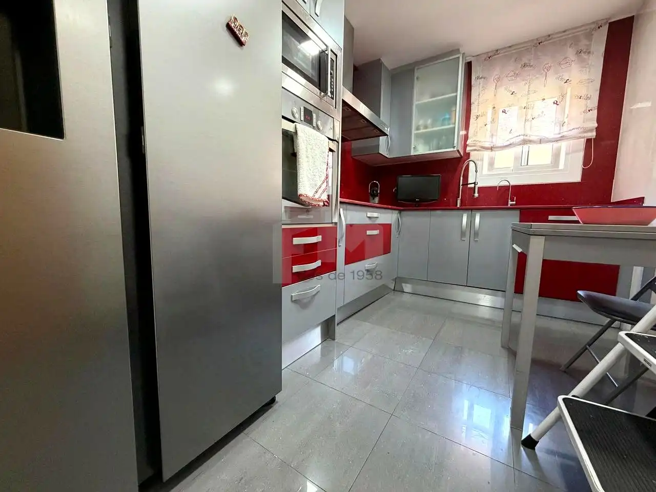 Kitchen of Flat for sale in Barcelona  with Air Conditioner and Balcony