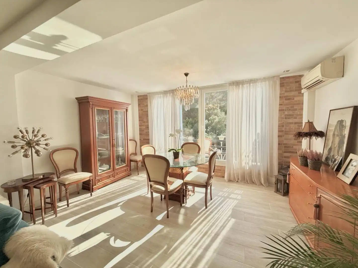 Comedor de Casa adosada en venta en Mijas con Aire acondicionado, Jardín privado y Terraza