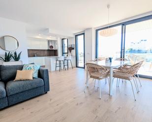 Sala d'estar de Dúplex en venda en Villajoyosa / La Vila Joiosa amb Aire condicionat, Calefacció i Parquet