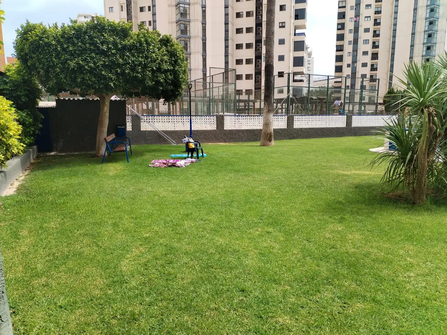 Garden of Apartments for sale in Benidorm  with Air Conditioner, Private garden and Storage room
