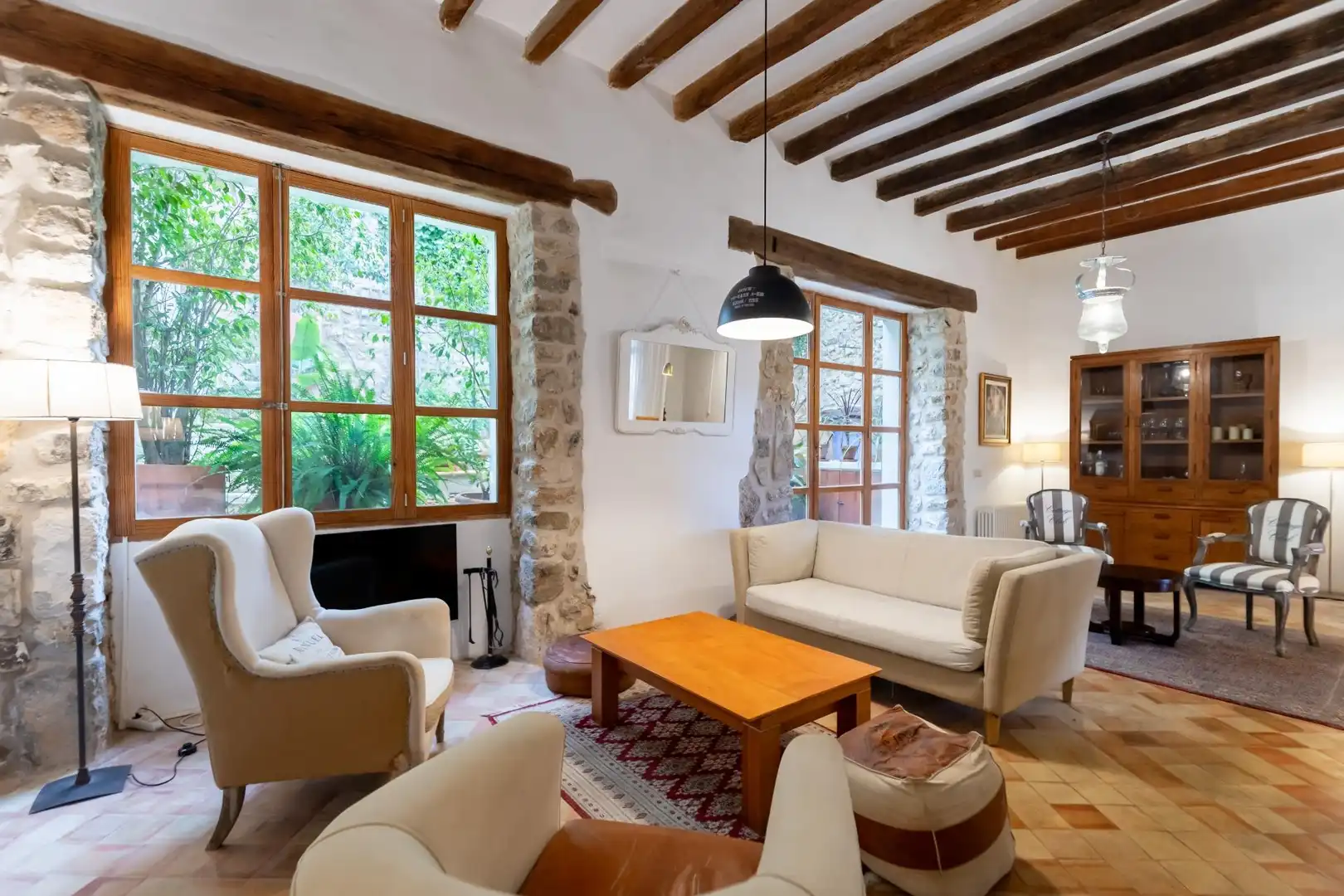 Living room of Houses for sale in Selva  with Air Conditioner, Terrace and Storage room