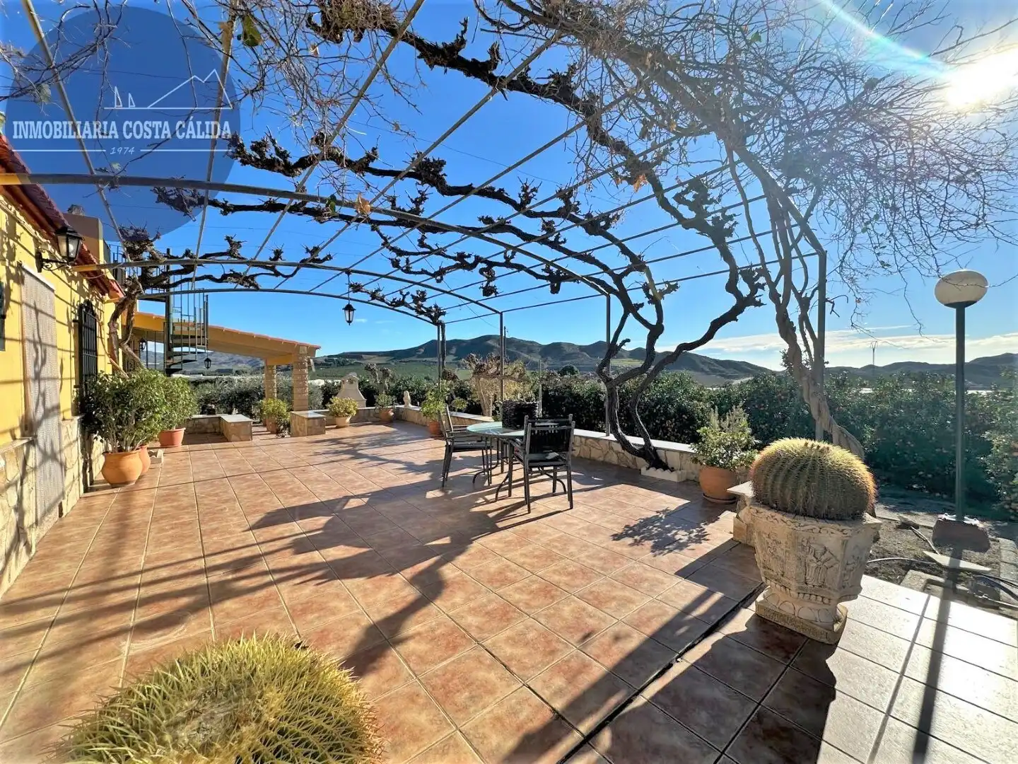 Terraza de Finca rústica en venta en Águilas con Aire acondicionado, Calefacción y Jardín privado