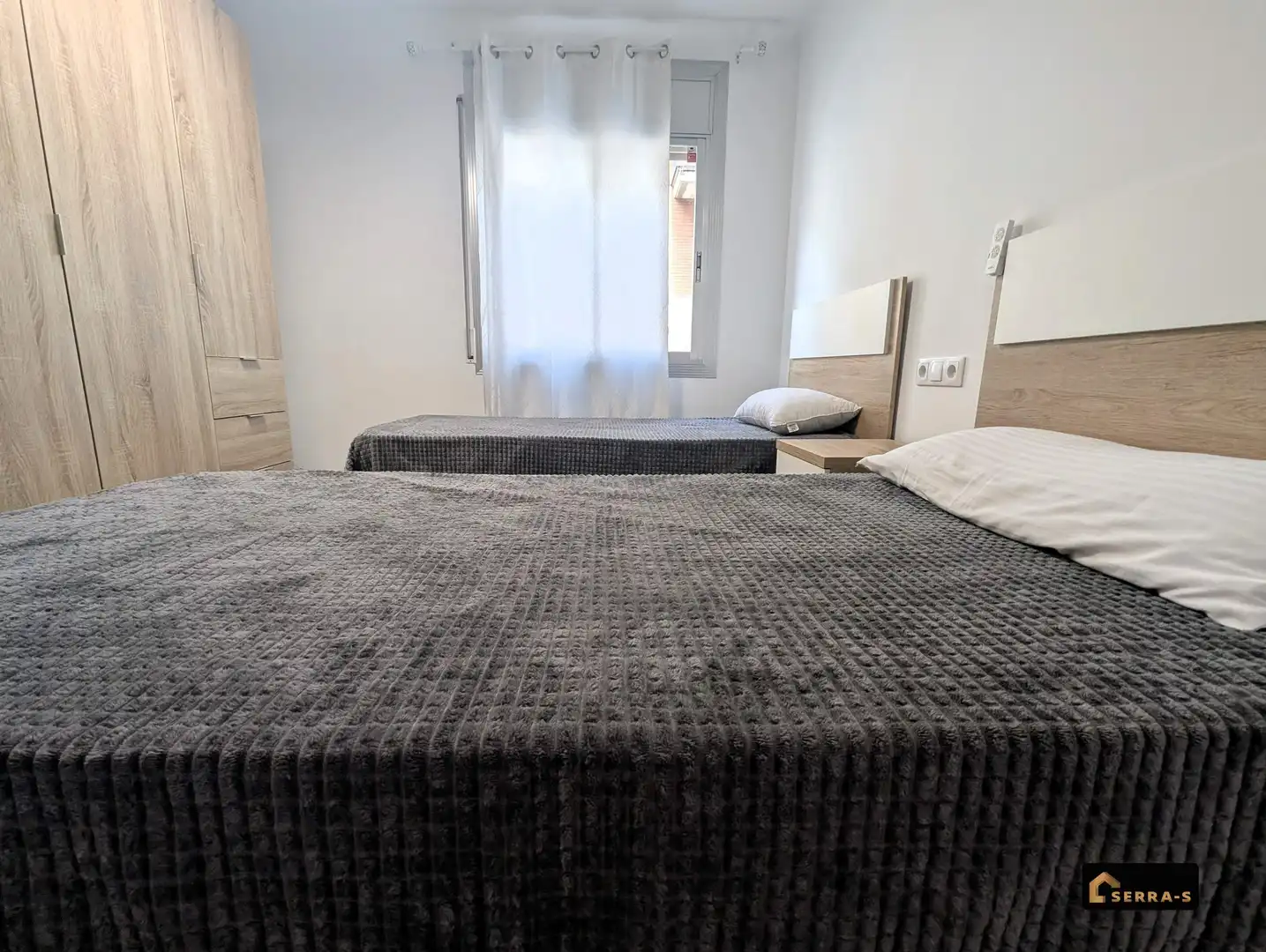 Bedroom of Flat for sale in Blanes  with Air Conditioner and Balcony
