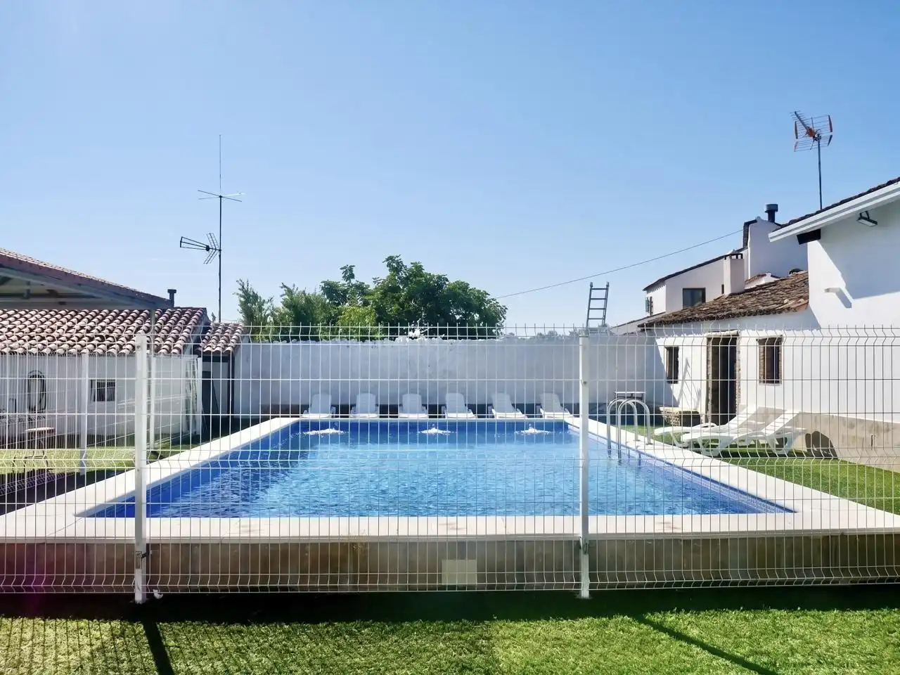 Swimming pool of Houses for sale in Corteconcepción  with Private garden, Terrace and Storage room