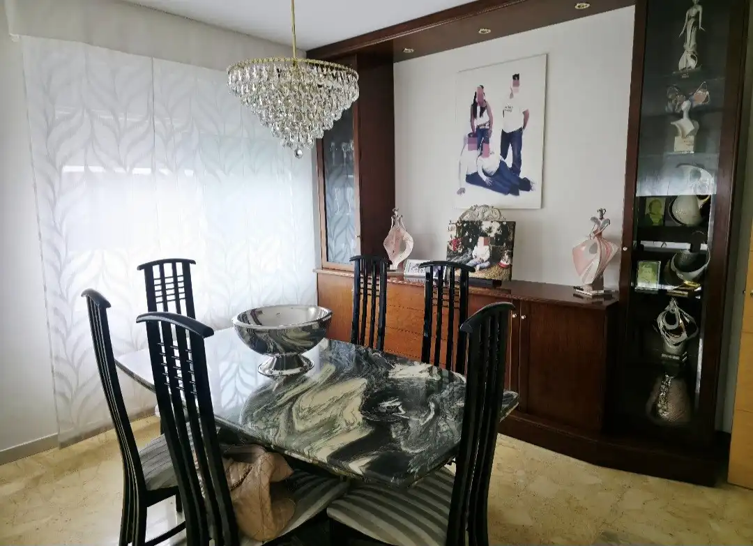 Dining room of Houses for sale in Sant Fost de Campsentelles  with Air Conditioner, Heating and Private garden