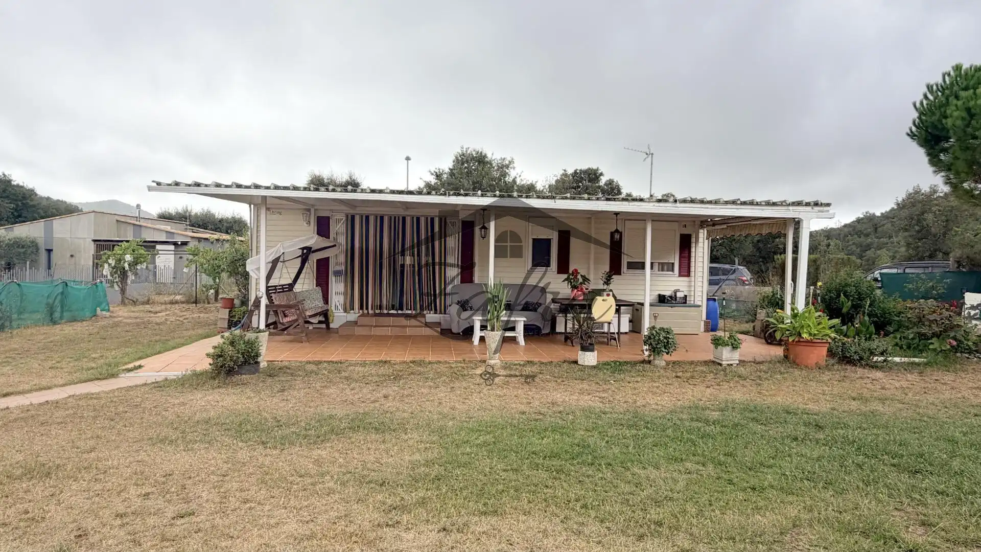 Vista exterior de Casa o xalet en venda en Llagostera amb Calefacció i Jardí privat