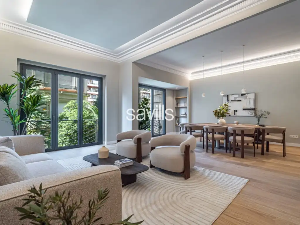 Sala de estar de Apartamento en venta en Barcelona con Aire acondicionado, Horno y Lavadora