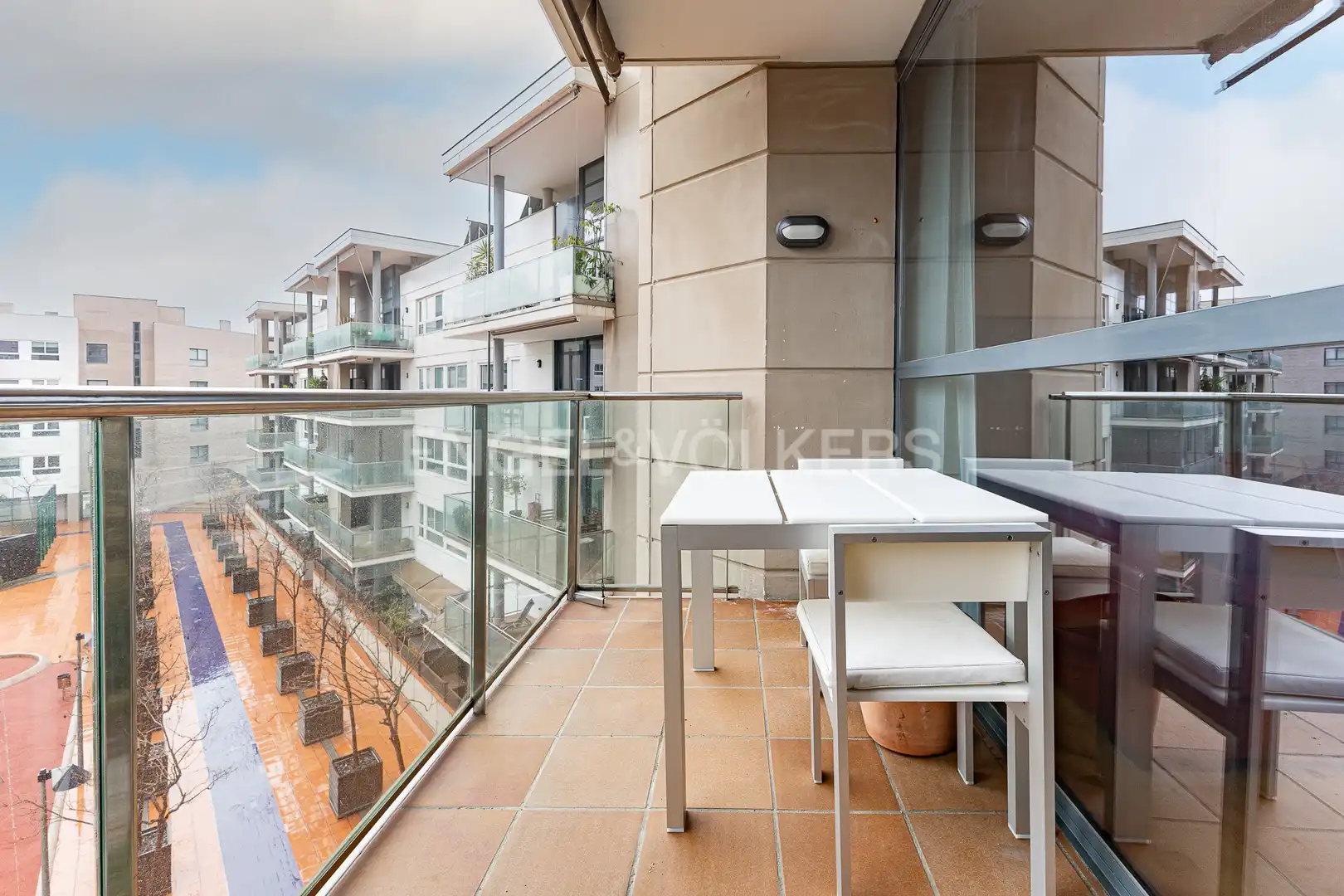 Terrasse von Wohnung zur Miete in Barcelona mit Klimaanlage, Heizung und Parkett