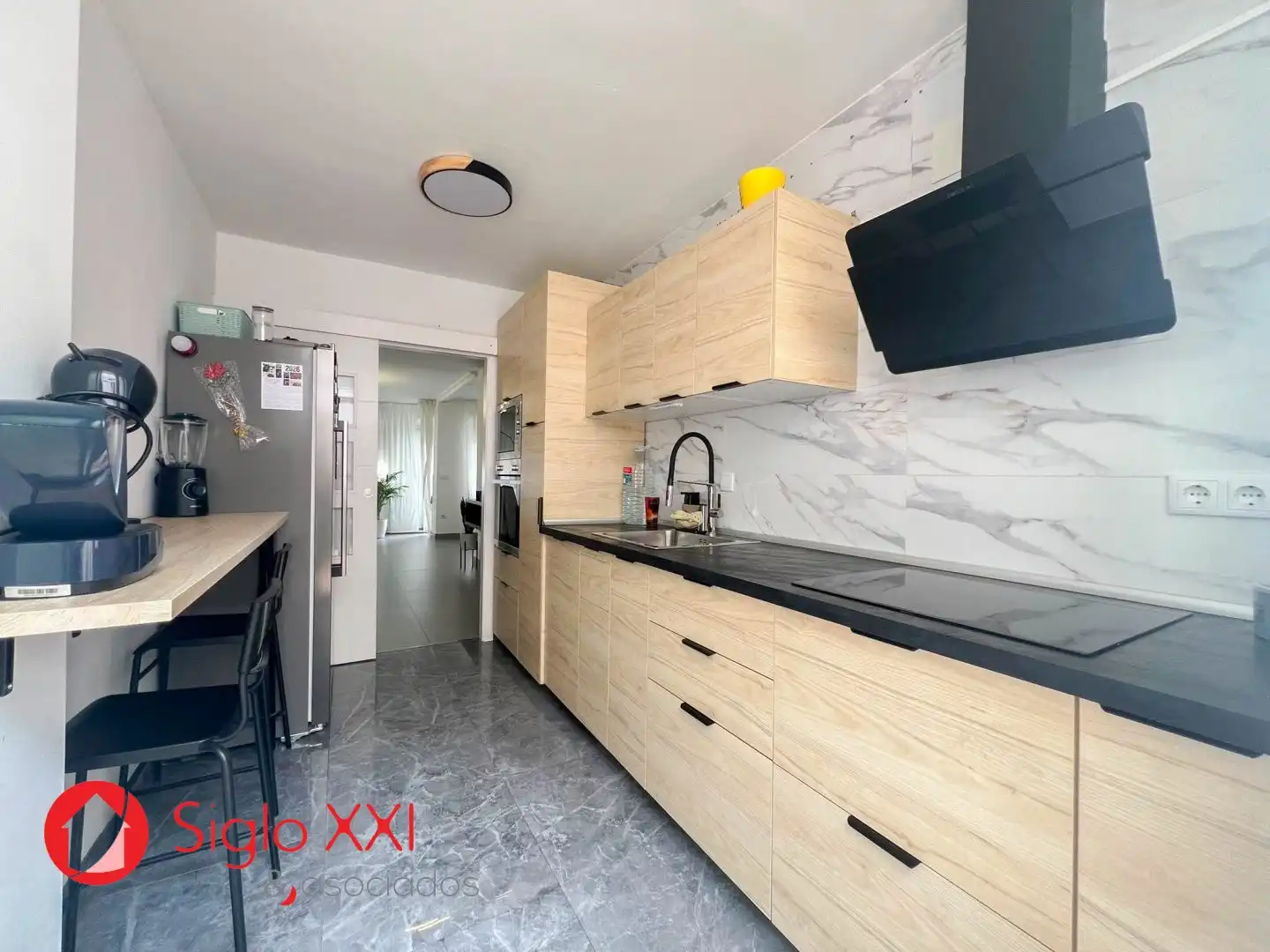 Küche von Wohnung zum Verkauf in Vila-real mit Klimaanlage, Terrasse und Balkon