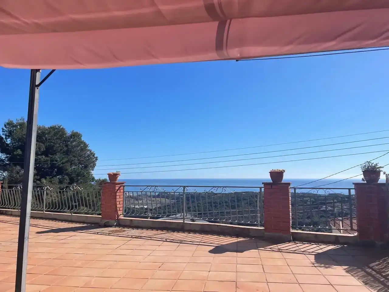 Terrasse von Wohnung zur Miete in Sant Cebrià de Vallalta mit Klimaanlage und Möbliert