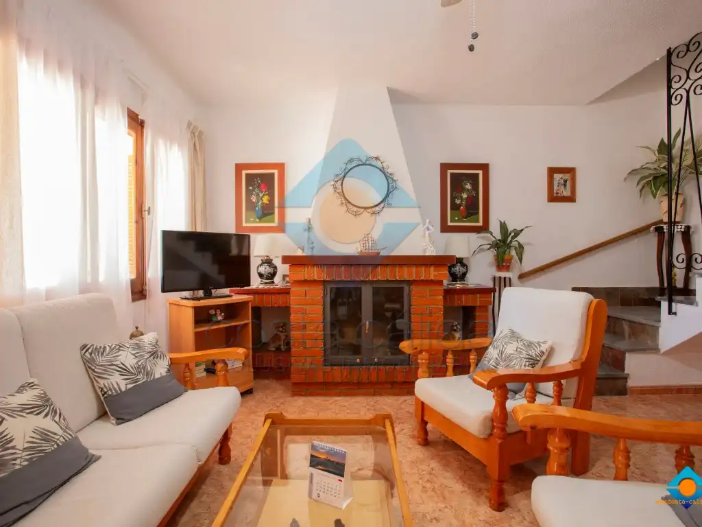 Living room of Houses for sale in Mazarrón  with Air Conditioner, Private garden and Terrace