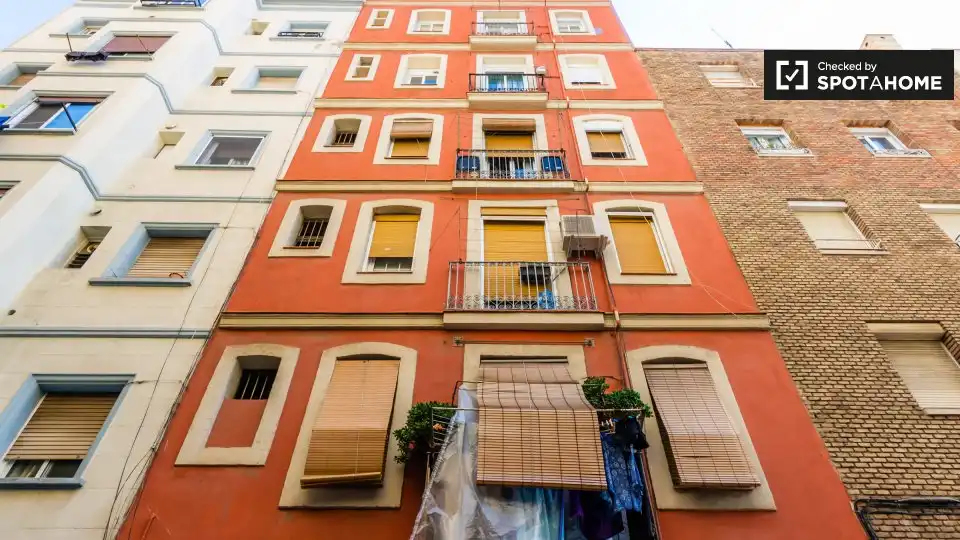 Exterior view of Flat for rent in Barcelona  with Air Conditioner, Heating and Furnished