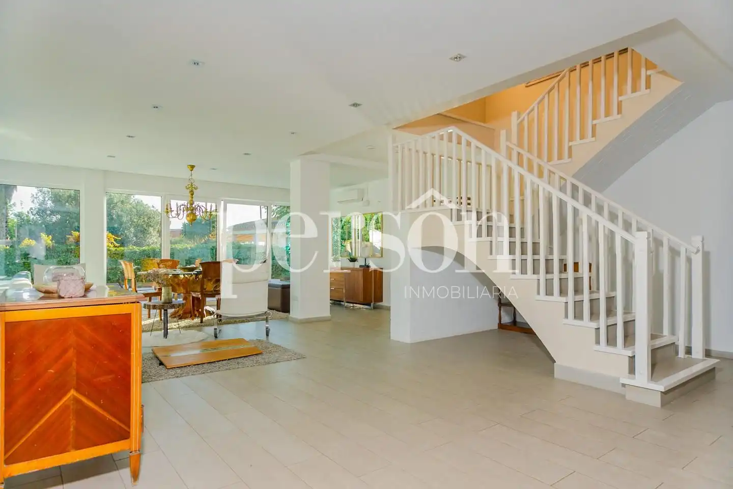 Living room of Houses for rent in Bétera  with Air Conditioner, Private garden and Terrace
